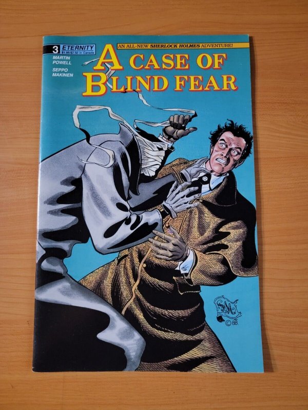 Sherlock Holmes: A Case of Blind Fear #3 ~ NEAR MINT NM ~ 1989 Eternity Comics