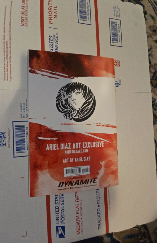 Red Sonya #11 Ariel Diaz virgin trade variant