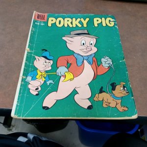 Porky Pig Six Issue Silver Bronze Age Cartoon Comic lot Run Set Collection Dell