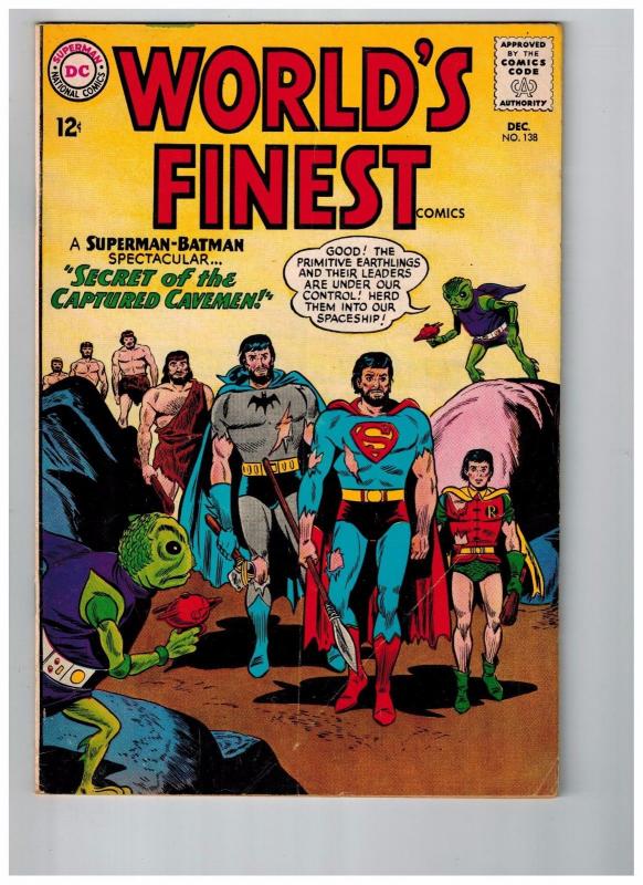 World's Finest # 138 FN DC Silver Age Comic Book Batman Superman Robin Joker J15