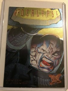 APOCALYPSE #1 Silver Chase HUNTERS STALKER card : ‘95 X-men Fleer Ultra NM/M