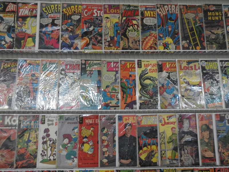Huge Lot of Low Grade Comics W/ Batman, Strange Adventures, Superboy!