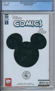 IDW Disney Comics & Stories #1 CGC 9.8 Scorpion Comics Virgin Edition