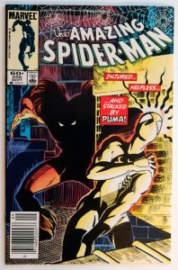 Amazing Spider-Man #256 NEWSSTAND, 1st App Puma