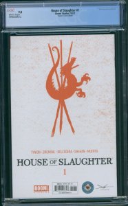 House of Slaughter #1 CGC 9.8 Frankie's Comics Limited Trade Variant BOOM! 2021