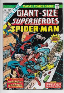 Giant-Size Super-Heroes #1 - Spider-Man / Morbius / Man-Wolf (Marvel, 1974) - FN