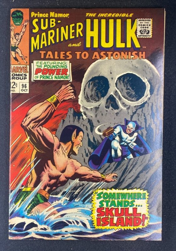 Tales to Astonish (1959) #96 FN (6.0) Sub-Mariner Hulk Dan Adkins Cover Art