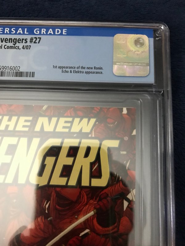 Marvel Comics New Avengers #27 (2007) CGC 9.2 1st App New Ronin