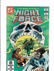 Lot of 7 Night Force DC Comic Books #1 2 3 4 5 6 7 WT18