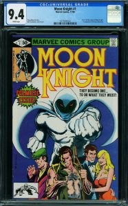 Moon Knight #1 (Marvel, 1980) CGC Graded 9.4