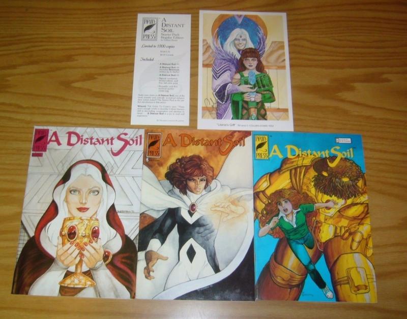 A Distant Soil: Starter Pack #1 VF/NM with signed print - colleen doran set