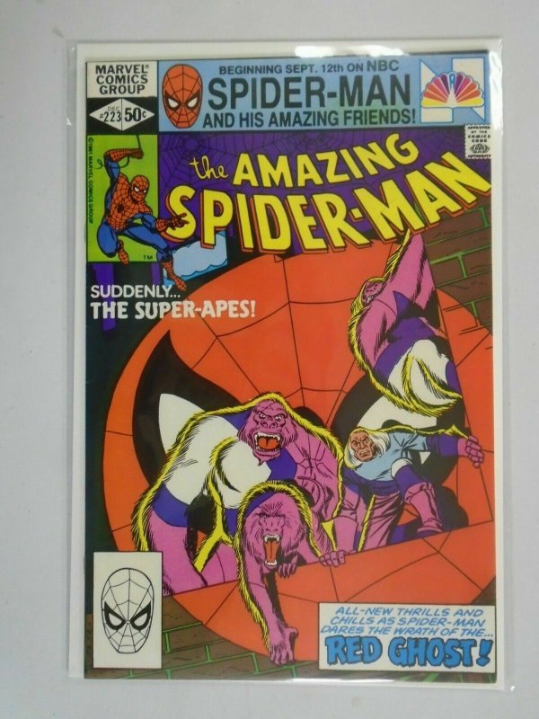 Amazing Spider-Man #223 Direct edition 7.0 FN VF (1981 1st Series)