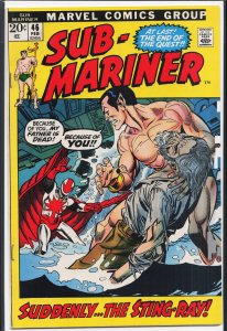 Sub-Mariner #46 (1972) Namor the Sub-Mariner