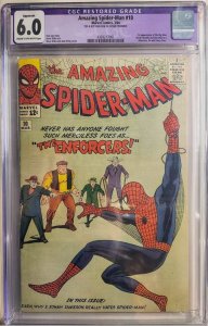 The Amazing Spider-Man #10 (CGC 6.0-Restored)[Key Issue]