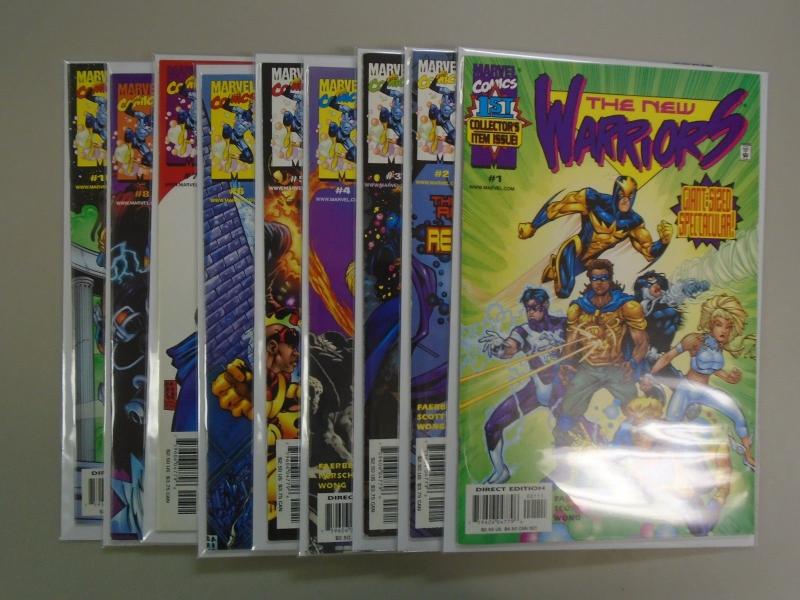 New Warriors run #1-10 missing #9 - 2nd Series 8.0 VF (1999)