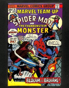 Marvel Team-up #36 Spider-Man Frankenstein!
