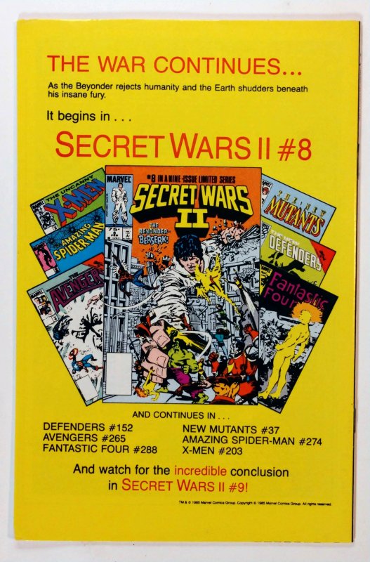 X-Men Annual #9 (1985)