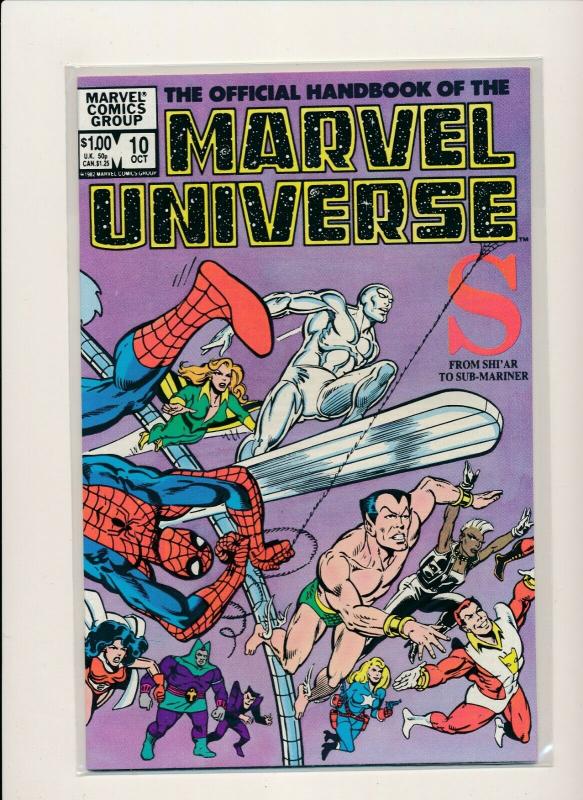 LOT of 9-MARVEL UNIVERSE C-D,D-G,H-J,K-M,M,N-P,Q-S,S,S-U,V-Z #3-11 VF(PF747) 