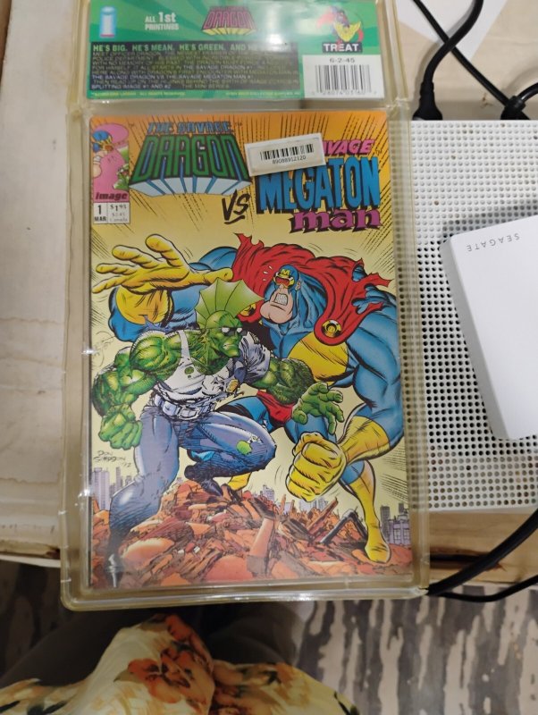 Pedigree Limited Edition Pack #3318/ 20000 Savage Dragon 1 Larsen Image