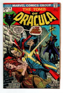 Tomb of Dracula #9 - vampire - horror - 1973 - VG