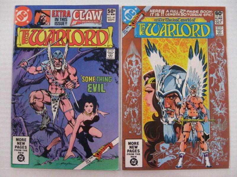 *WARLORD #5-50 (45 books) Mike Grell Jim Starlin OMAC