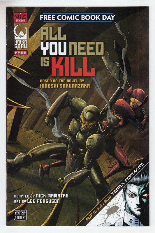 All You Need Is Kill Hiroshi Sakurrzaka Viz Media Unstamped NM- FCBD