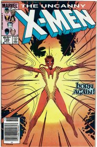 Uncanny X-Men #199 Chris Claremont John Romita Jr. New Phoenix Newsstand VF+