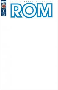 ROM (2016) 1-E Blank/Sketch Cover VF/NM