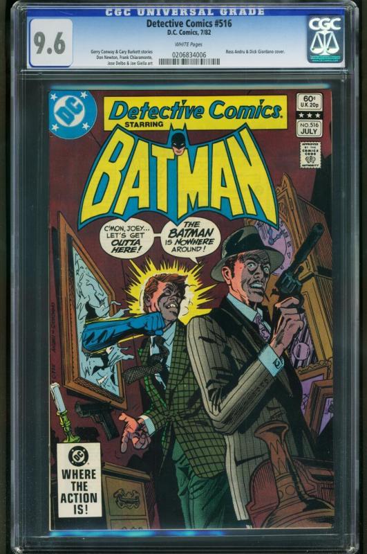 DETECTIVE COMICS #516-cgc 9.6 ross andru/giordano cvr-TWO-FACE 0206834006