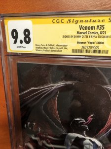 Venom (2021) # 35 (CGC 9.8 SS) Signed By Donny Cates &Ryan Stegman!!  Census 9!!