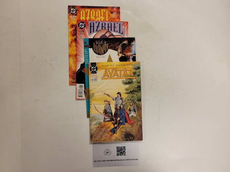 4 DC Vertigo Comics #1 Avatar + #44 46 Azrael + #1 Kid Eternity 49 TJ32