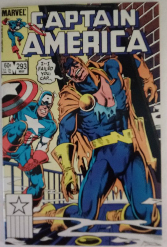 CAPTAIN AMERICA #293 Marvel Comics ID#MBX2