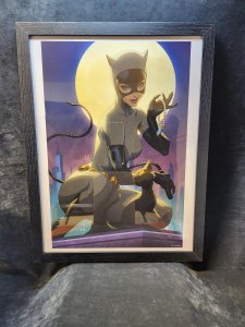 Stanley Artgerm Lau 12x16 DC Comics Framed Art Print Animated Catwoman