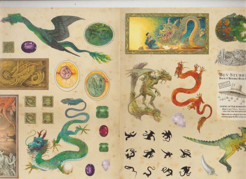 The Dragonology Handbook A Course in Dragons, KNOW & TO DRAW A DRAGON & STICKERS