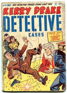 Kerry Drake Detective Cases #14 1949- Bob Powell- Golden Age Crime G/VG