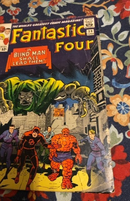 Fantastic Four #39 (1965)the blind shall lead them low grade