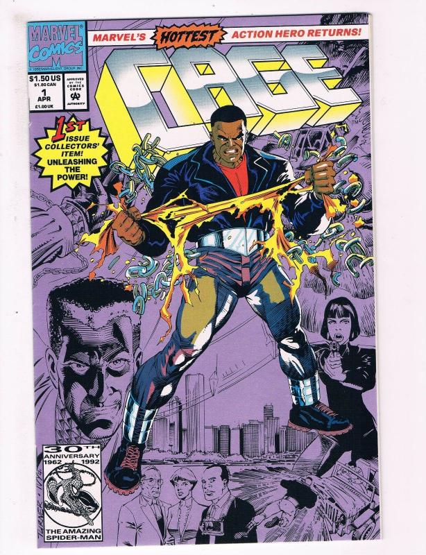 Cage # 1 NM Marvel Comic Book Modern Age 1992 Issue Defenders Power Man Luke S72