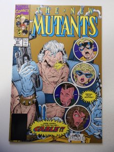 The New Mutants #87 (1990) Second Printing 1st App of Cable! VF+ Condition