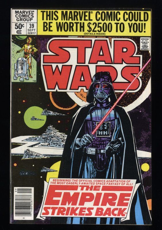 Star Wars #39 NM 9.4 Darth Vader Empire Strikes Back!