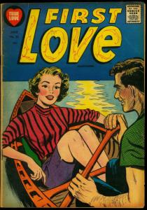 First Love #53 1955- Spicy Art- Lingerie - Harvey Romance VG