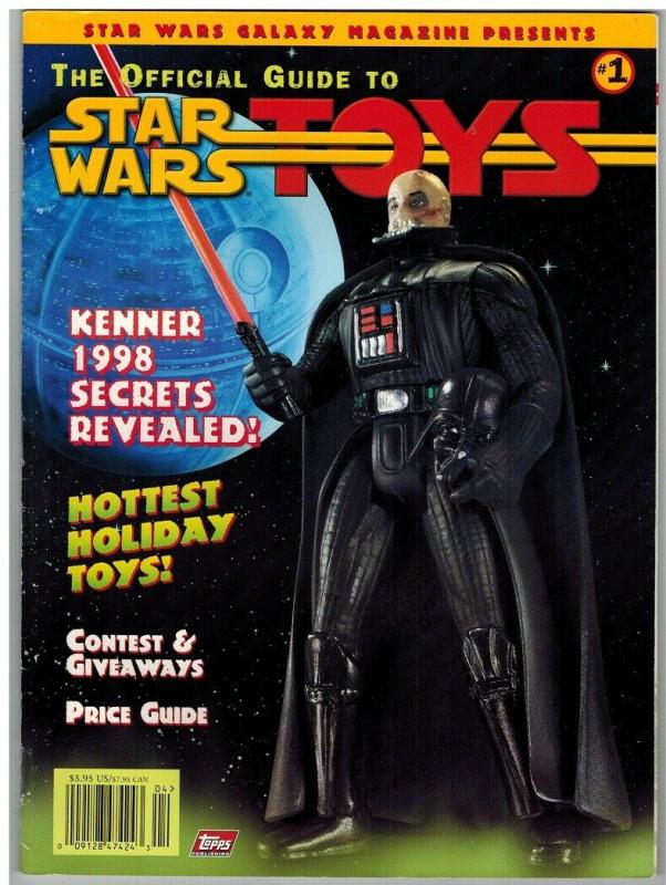 OFFICIAL GUIDE TO STAR WAR TOYS (1997 TOPPS) 1 VG-F