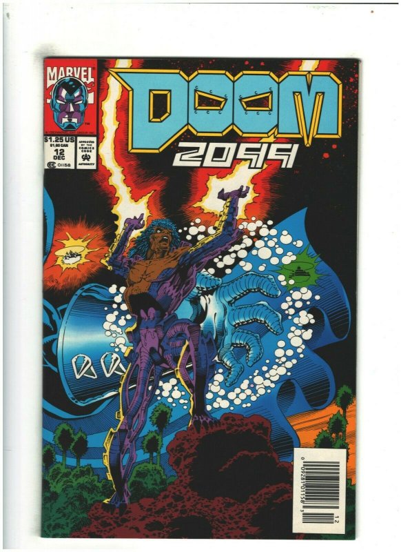 Doom 2099 #12 NM- 9.2 Newsstand Marvel Comics 1993