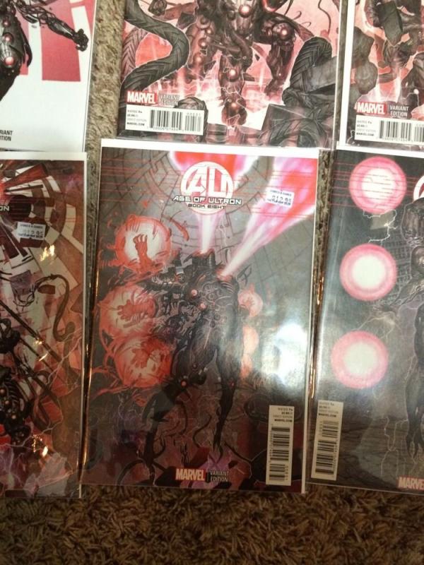 Age Of Ultron 1 2 3 4 5 6 7 8 9 10 All Nm/M Near Mint Variant Collection! C Pics