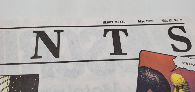 HEAVY METAL Magazine May 1985, Richard Corben's Bodyssey, V9 #2 NM+