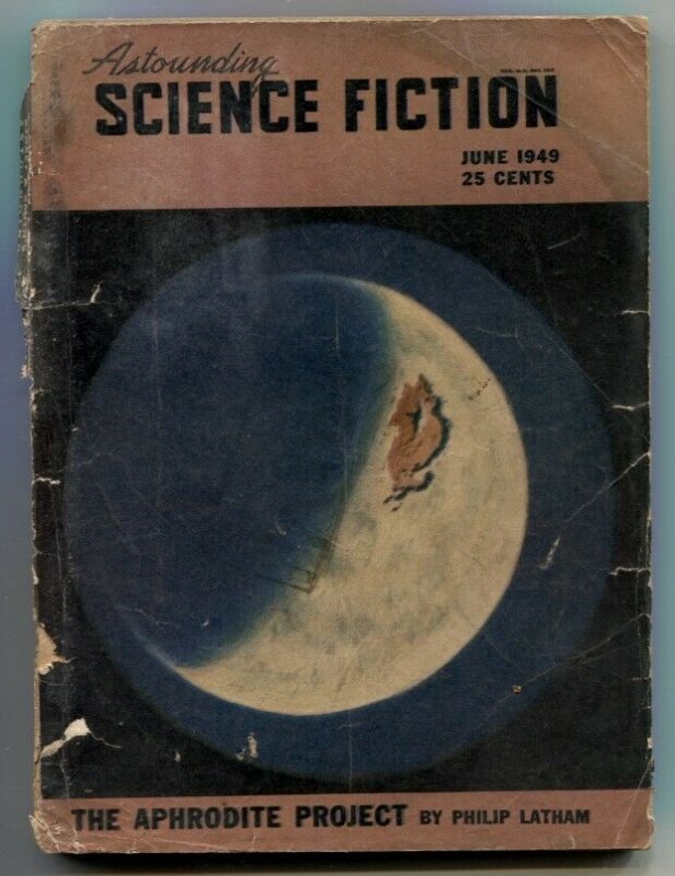 Astounding Science-Fiction Pulp June 1949-L Ron Hubbard F/G