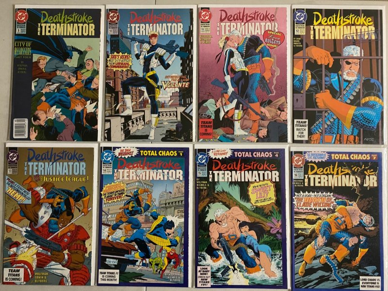 Deathstroke the Terminator lot #1-37 DC (8.5 VF+) 37 diff (1991 to 1994)