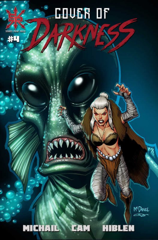 Cover Of Darkness #4 Cover B Mcdaniel (Mature) 