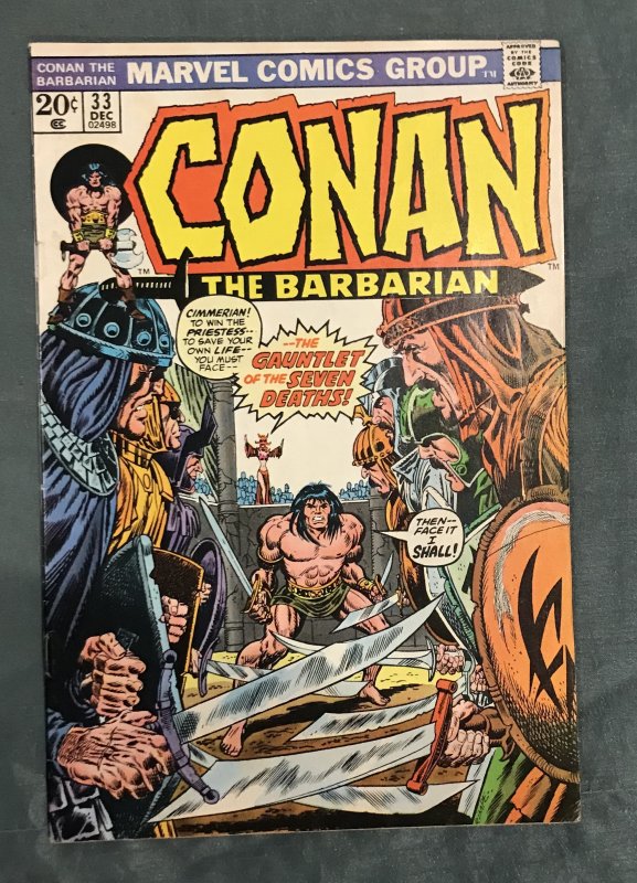 Conan the Barbarian #33 (1973)