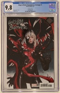 (2021) KING IN BLACK GWENOM VS CARNAGE #1 INHYUK LEE 1:25 Variant Cover CGC 9.8