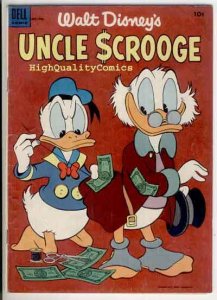 UNCLE SCROOGE #4, VG+/FN, Walt Disney, 1954, Donald, Dell, more WD in store